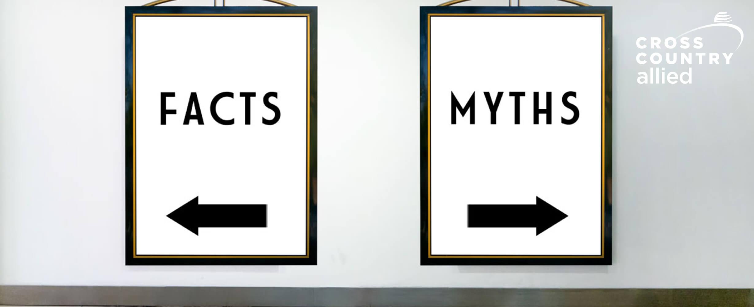 A List of Common Myths (And Truths) of Accepting a Travel Allied Healthcare Position.