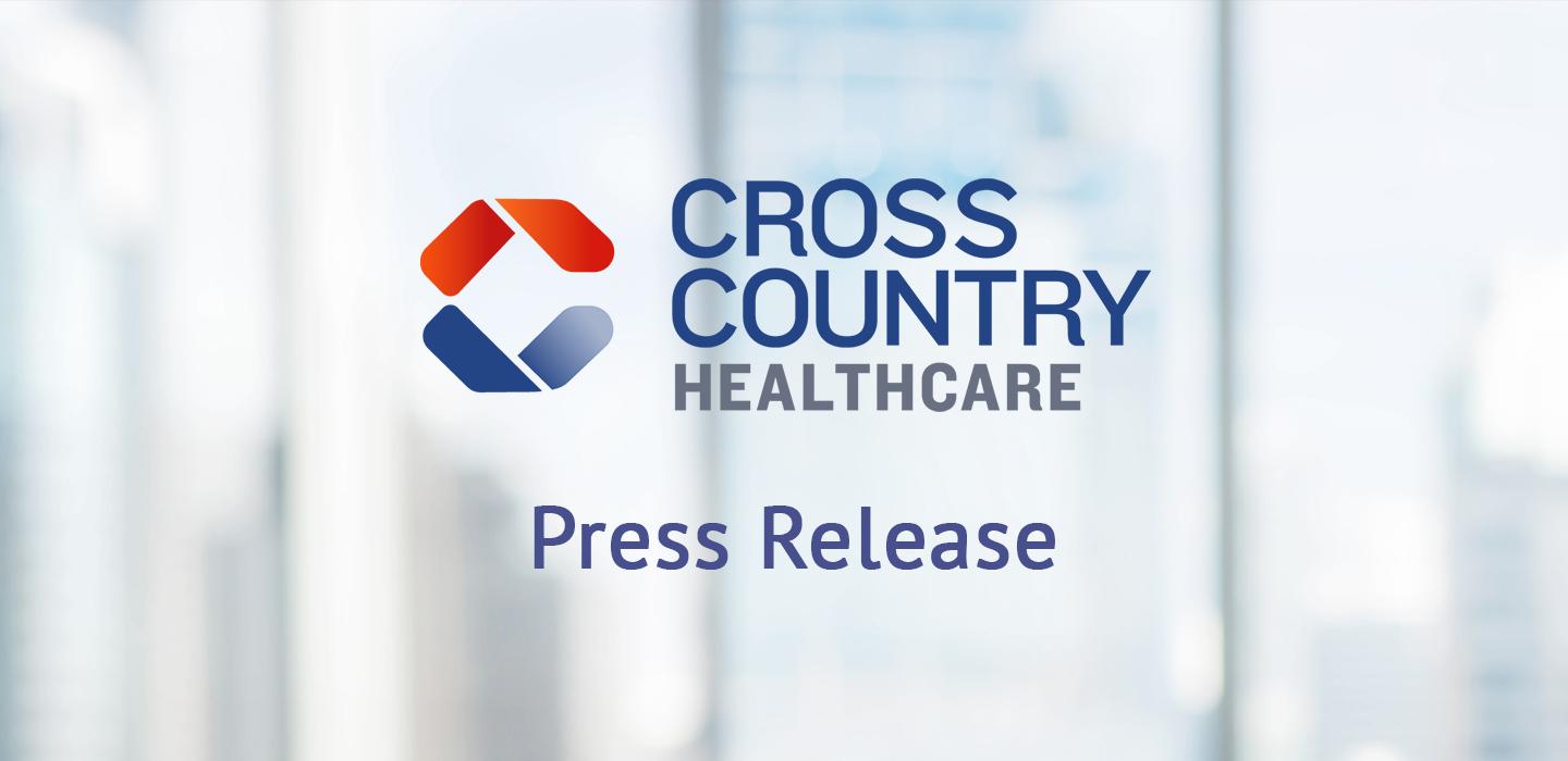 Cross Country Healthcare Announces First Quarter 2019 Earnings Release Date and Conference Call Information
